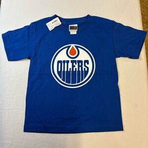 NHL Edmonton Oilers Kids Royal Blue Tee